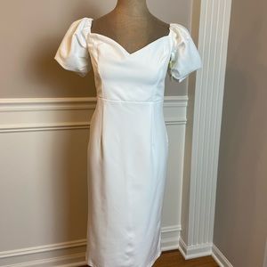 LuLu's white dress, size L, NWOT